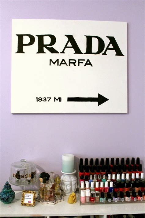 The Skies: DIY PRADA MARFA SIGN